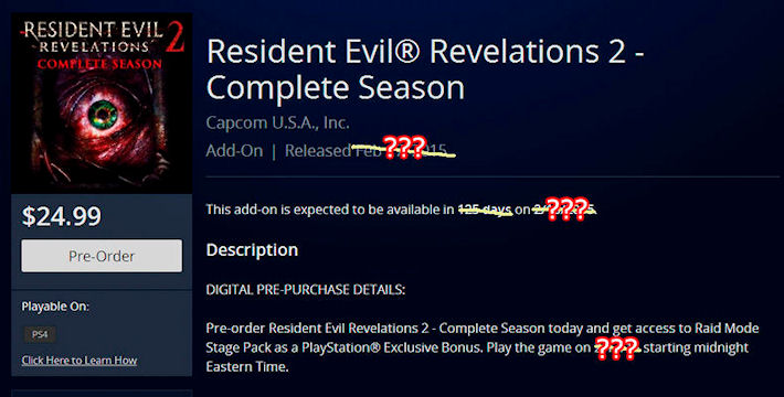 Премьера «Resident Evil: Revelations 2» может состояться в феврале 2015
