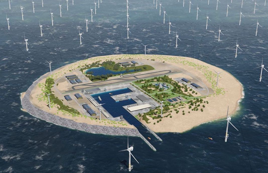 Предложен проект строительства гигантской ветряной электростанции в Северном море
