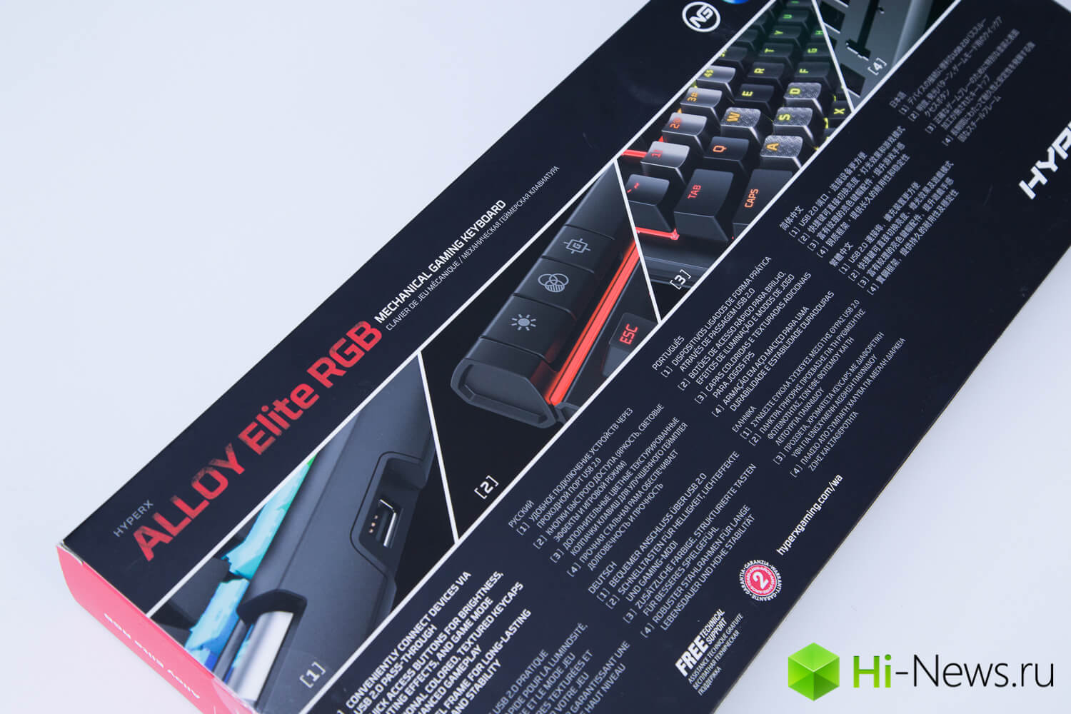 Игровая дискотека: обзор клавиатуры HyperX Alloy Elite RGB