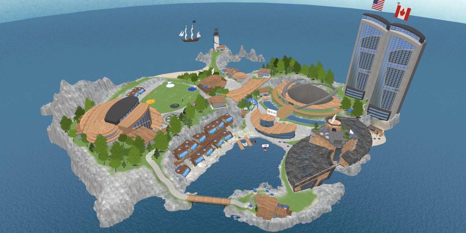 8000 сотрудников eXp работают на виртуальном острове из компьютерной игры