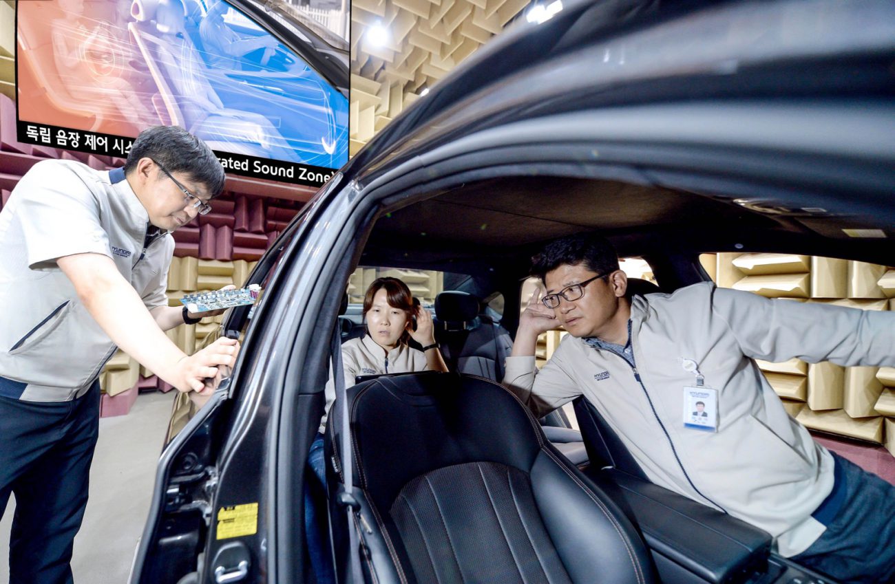 Hyundai представила аудиосистему, позволяющую каждому пассажиру слушать свою музыку
