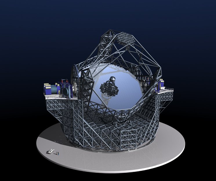 Заложен фундамент самого большого оптического телескопа в мире