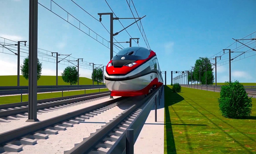 РЖД показали концепт первого российского высокоскоростного поезда
