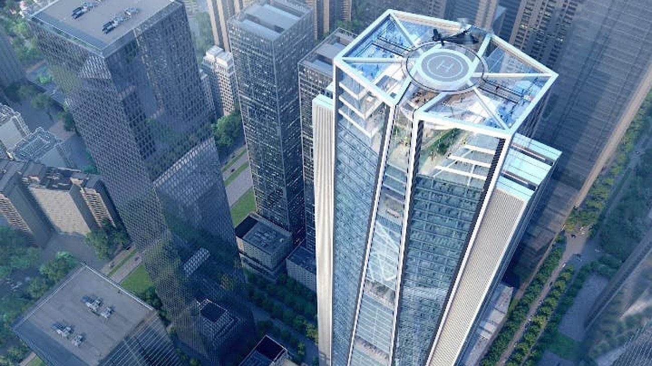 В Китае возобновили строительство «автономного небоскреба»